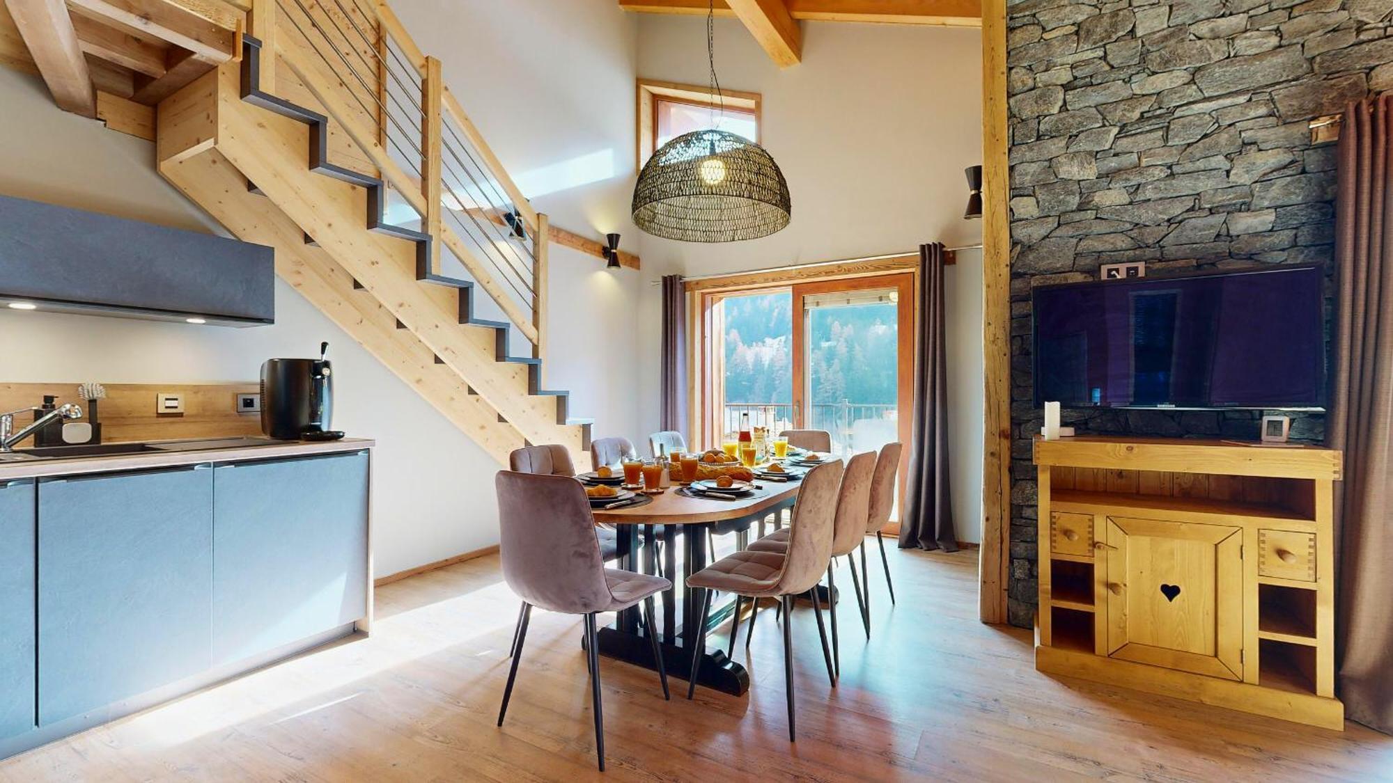 Chalet Grand Croix - Haut Standing - 8, 10 Pers Ланлебур-Мон-Сени Экстерьер фото