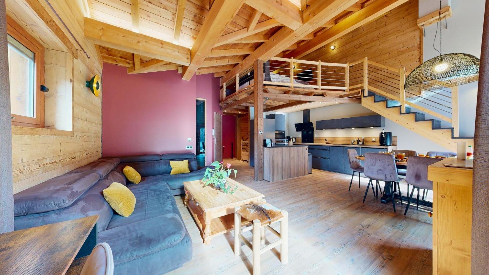 Chalet Grand Croix - Haut Standing - 8, 10 Pers Ланлебур-Мон-Сени Экстерьер фото